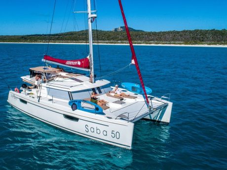 Saba 50 Sailing Catamaran Joy